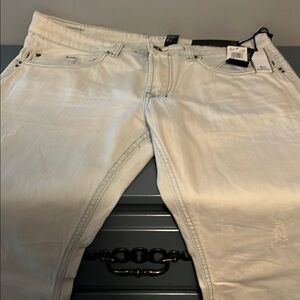 Men's White Jeans